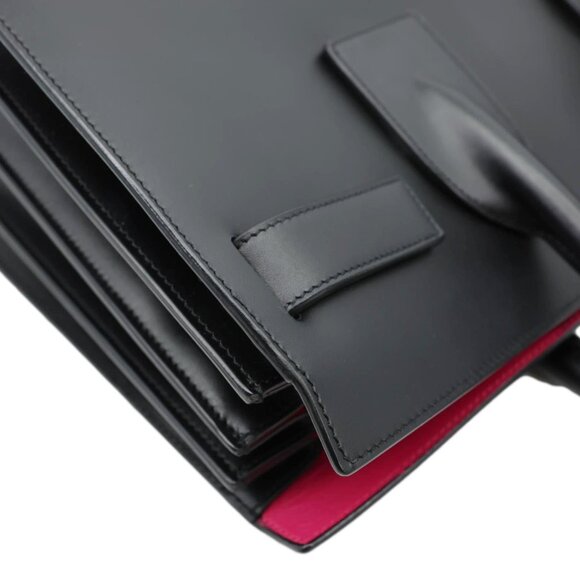 Yves Saint Laurent  Sac de Jour Small Leather Satchel Shoulder Bag Black - Picture 5 of 11